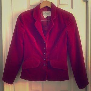 Vintage Lanz red women’s blazer